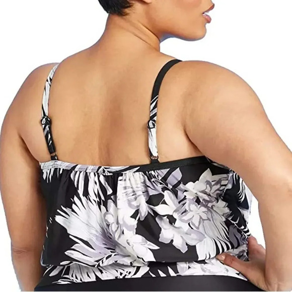 KONA SOL Blouson Tankini Top‎ - Picture 2 of 7